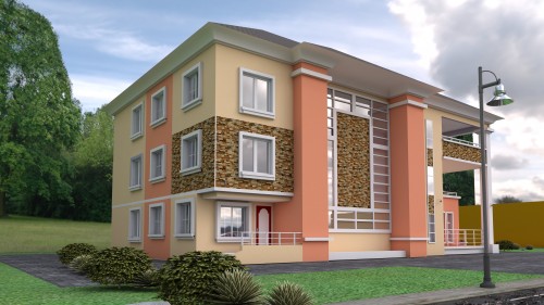 Side View of the New Father's House