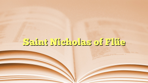 Saint Nicholas of Flüe