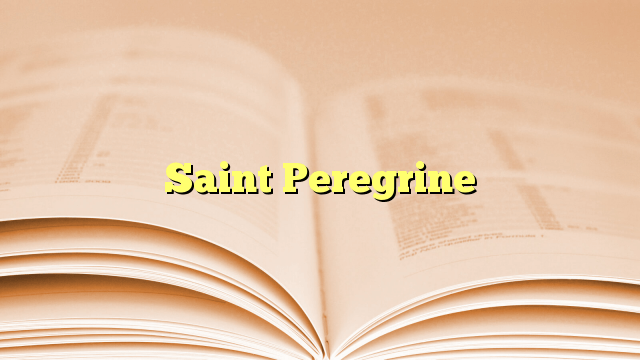 Saint Peregrine